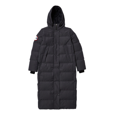 Длинное пуховое женское пальто MATE. Цвет: Серый