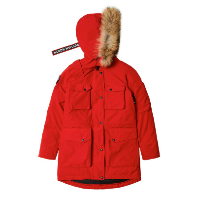 Универсальная повседневная женская парка UMI. Цвет: Красный