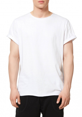 Легкая мужская футболка с лого на спине Легкая мужская футболка с лого на спине