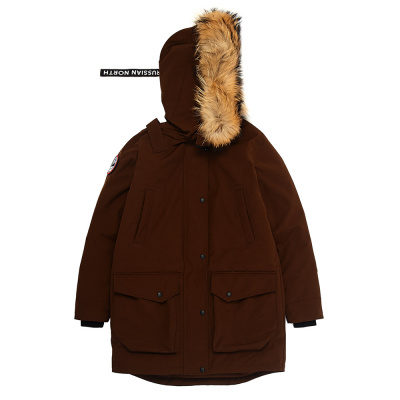 CHILL - легкая женская парка для городской зимы. Цвет: Какао