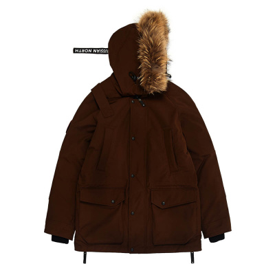 CHILL - универсальная и легкая мужская зимняя парка. Цвет: Какао