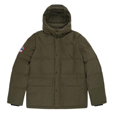 Стеганная пуховая мужская куртка GAZ Хаки