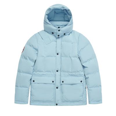 Стеганая пуховая женская куртка GAZ Голубой
