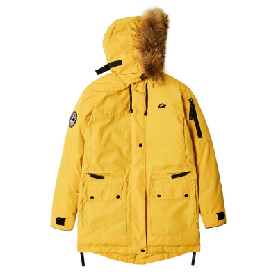 Женская парка POLARIS для суровой зимы. Цвет: Желтый