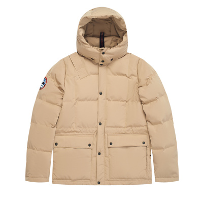 Стеганая пуховая мужская куртка для города GAZ Бежевый