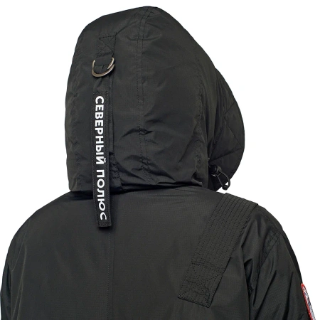 Женская черная парка Beluga