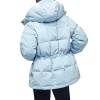 Стеганая пуховая женская куртка GAZ Голубой