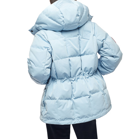 Стеганая пуховая женская куртка GAZ Голубой