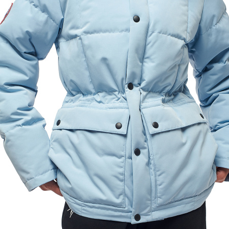 Стеганая пуховая женская куртка GAZ Голубой