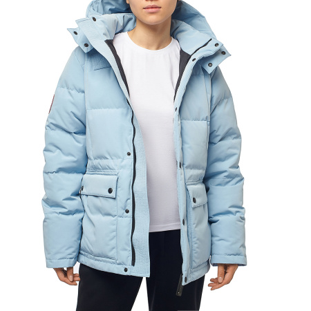 Стеганая пуховая женская куртка GAZ Голубой
