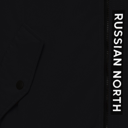 Мужская куртка BOMBER из натурального гусиного пуха Черный