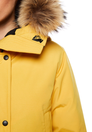 CHILL - легкая женская парка для городской зимы. Цвет: Желтый