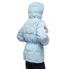 Стеганая пуховая женская куртка GAZ Голубой