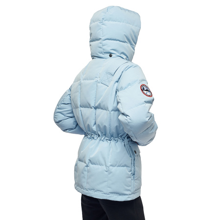 Стеганая пуховая женская куртка GAZ Голубой