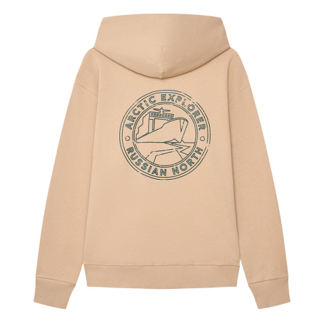 Толстовка с лого мужская Бежевый