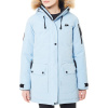 Женская парка POLARIS для суровой зимы. Цвет: Голубой
