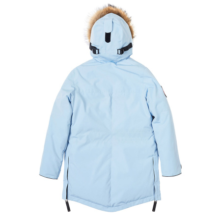 Женская парка POLARIS для суровой зимы. Цвет: Голубой