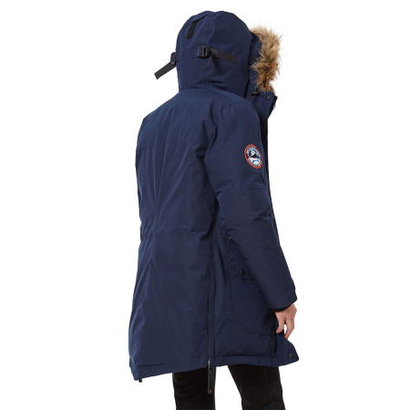 Женская парка POLARIS для суровой зимы. Цвет: Синий