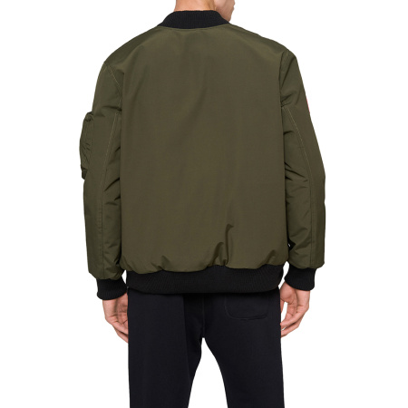 Мужская куртка BOMBER из натурального гусиного пуха Хаки